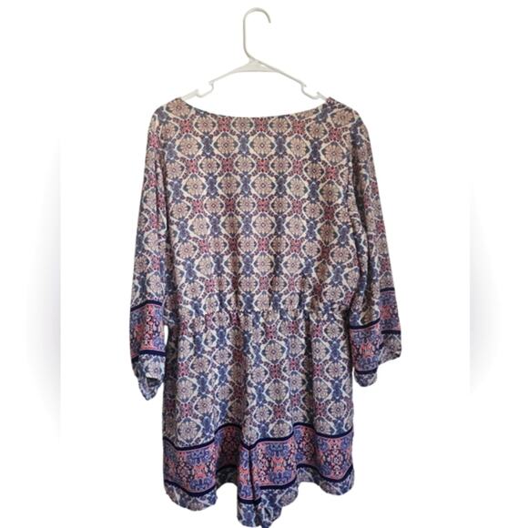 Almost Famous Patterned Romper - Picture 4 of 6